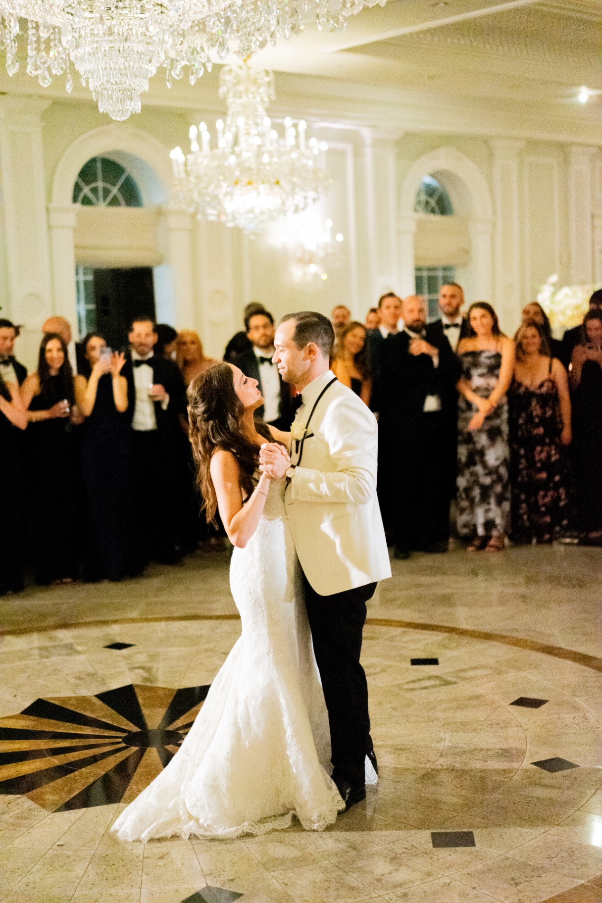 Luxury ballroom first dance